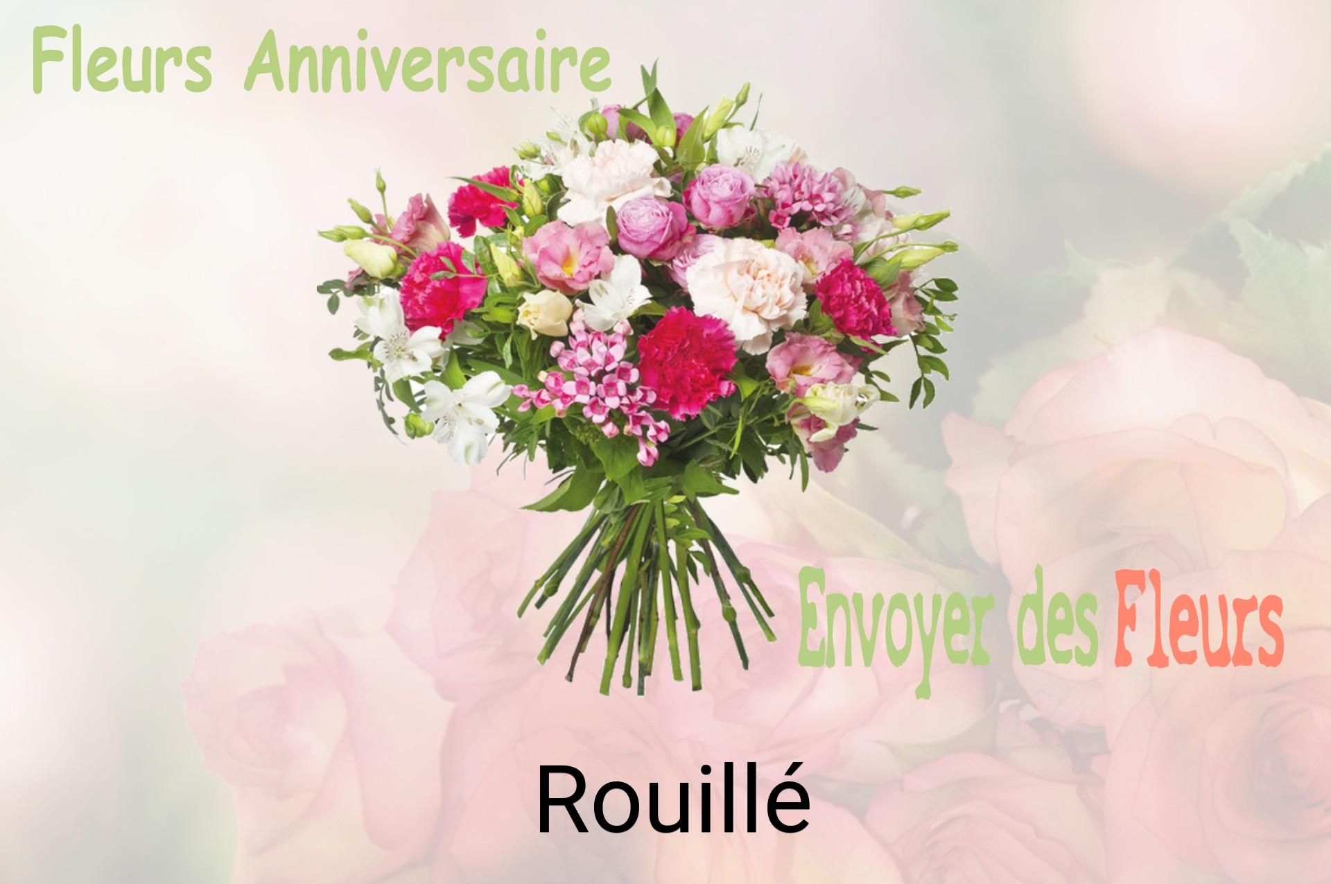 Bouquet de fleurs d’anniversaire livré à Rouillé